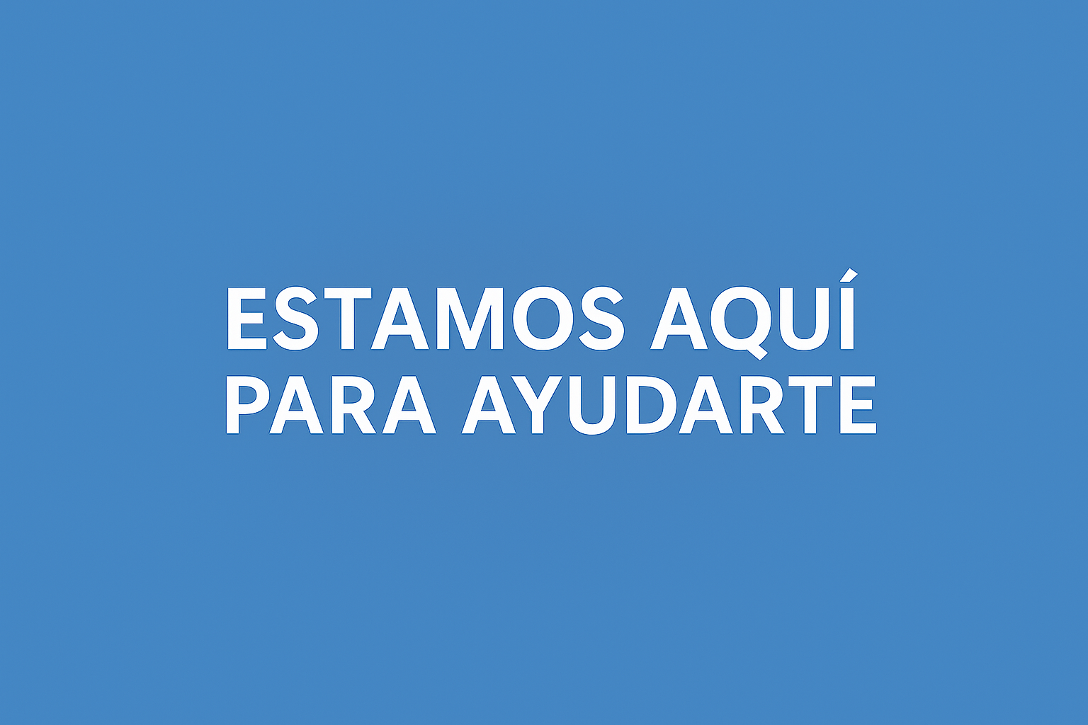 Estamos aquí para ayudarte - Apoyo psicológico profesional